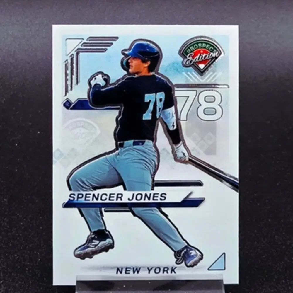 Spencer Jones Bowman Chrome Mojo Fireworks Holo New York Yankees Top Prospect